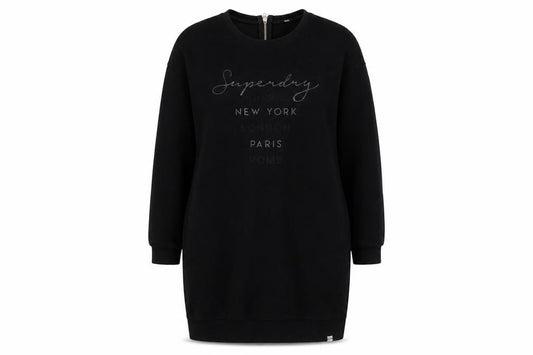 Superdry Women's Black T-Shirt Dress M