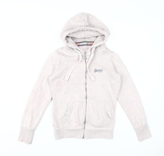 Superdry Women's Grey XS Full Zip Hoodie