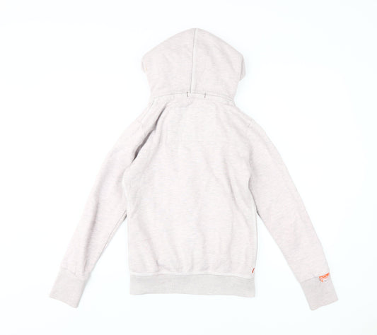 Superdry Women's Grey XS Full Zip Hoodie