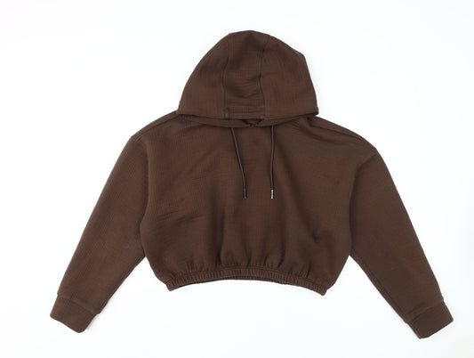 DKNY Sport Women’s Brown Pullover Hoodie, Size L