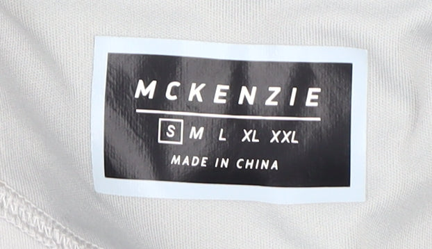 McKenzie Men's Grey Full Zip Hoodie - Size S
