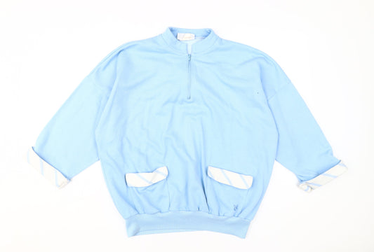 Lyle & Scott Women's Blue Sweatshirt, Size L, Casual Pullover