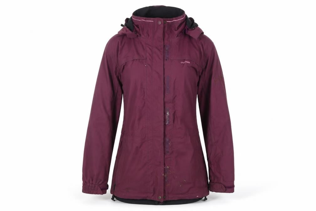 Womens UK Size 8 Regular Craghoppers Purple Polyester Jacket