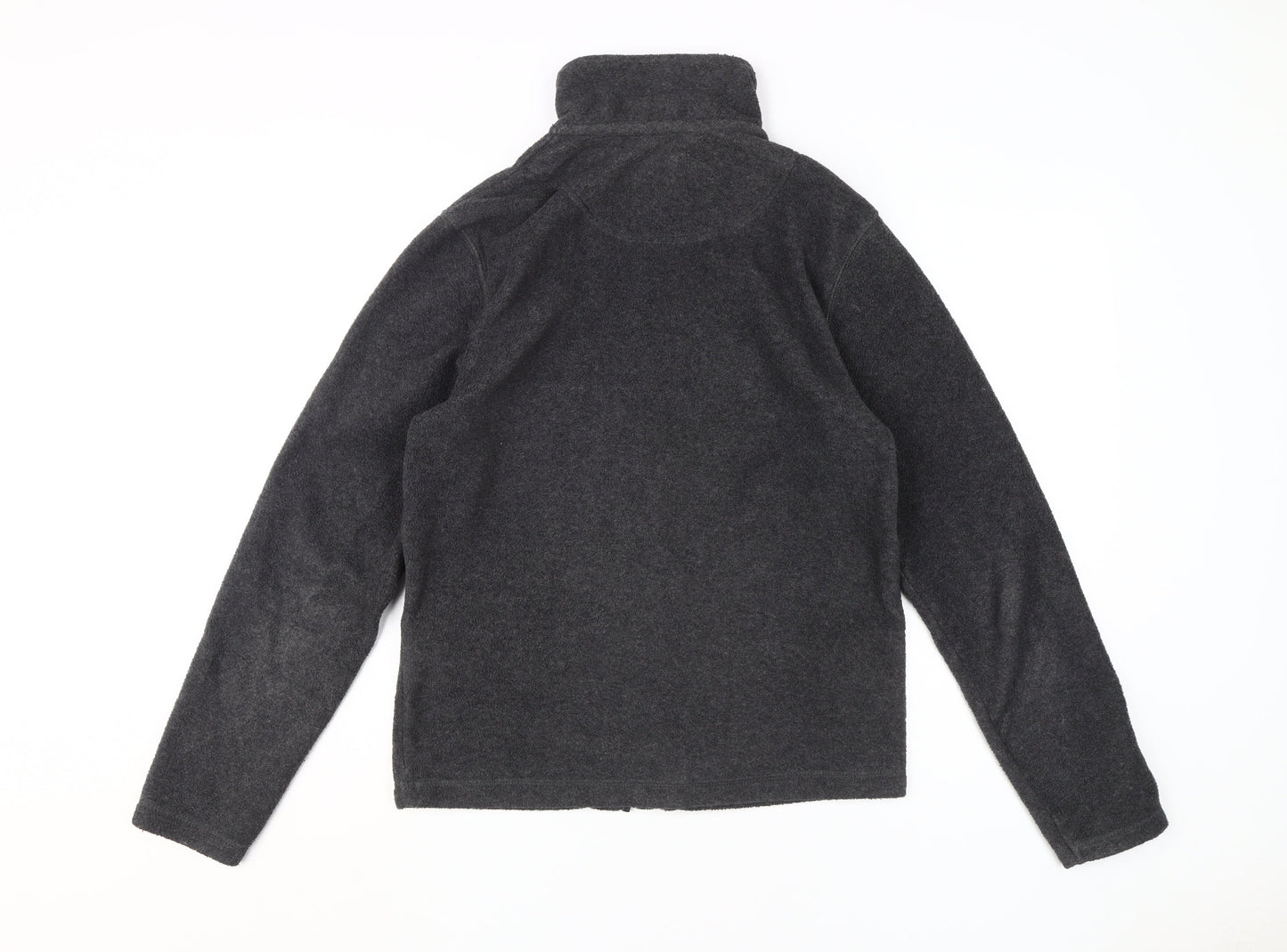 Canda Men's Grey Fleece Jacket, Size S, Full Zip