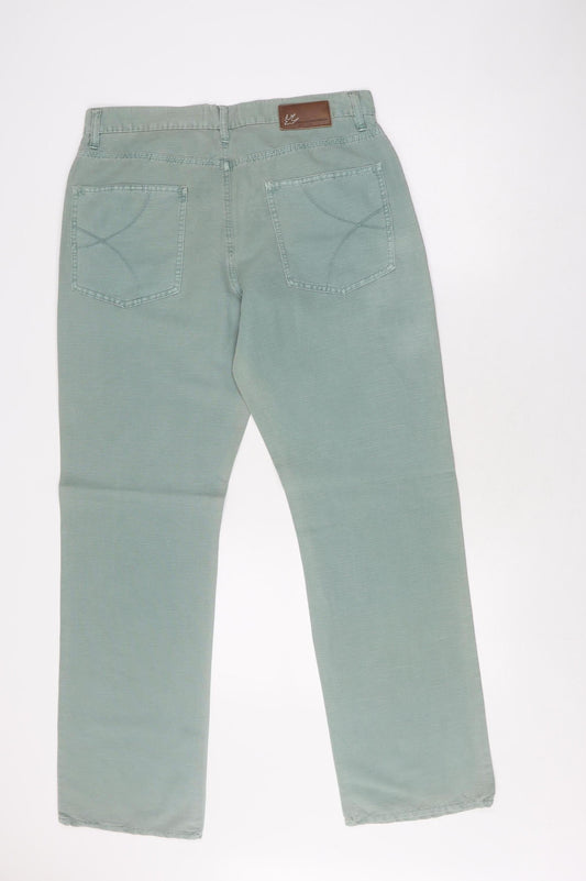Rocha John Rocha Women's Green Chino Trousers, Size 34