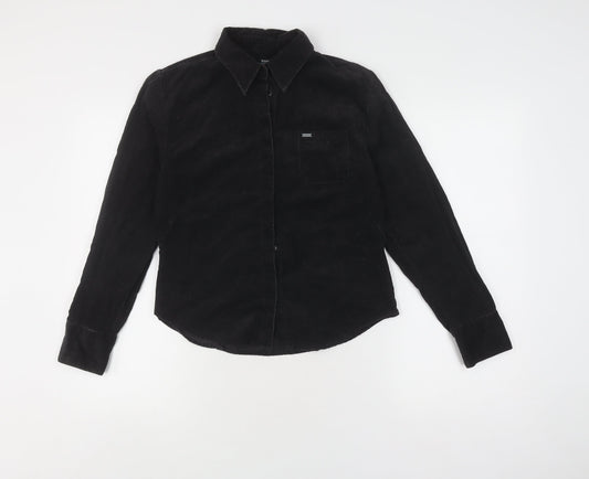 TOG24 Women's Black Button-Up Shirt, Size S, Casual Wear