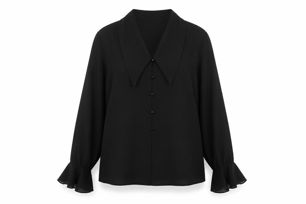 Womens UK Size 14 Windsmoor Black Polyester Blouse