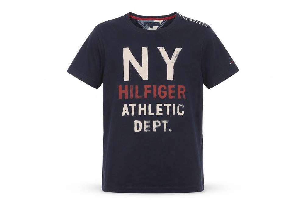 Mens UK Size S Tommy Hilfiger Blue  Cotton T-Shirt