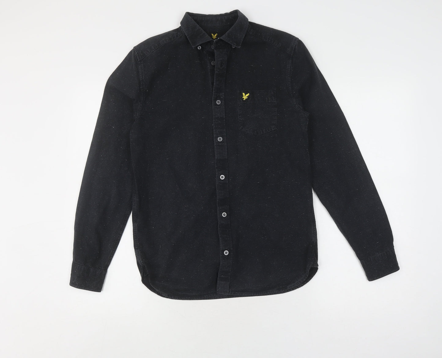 Lyle & Scott Men's Black Long Sleeve Shirt, Size L