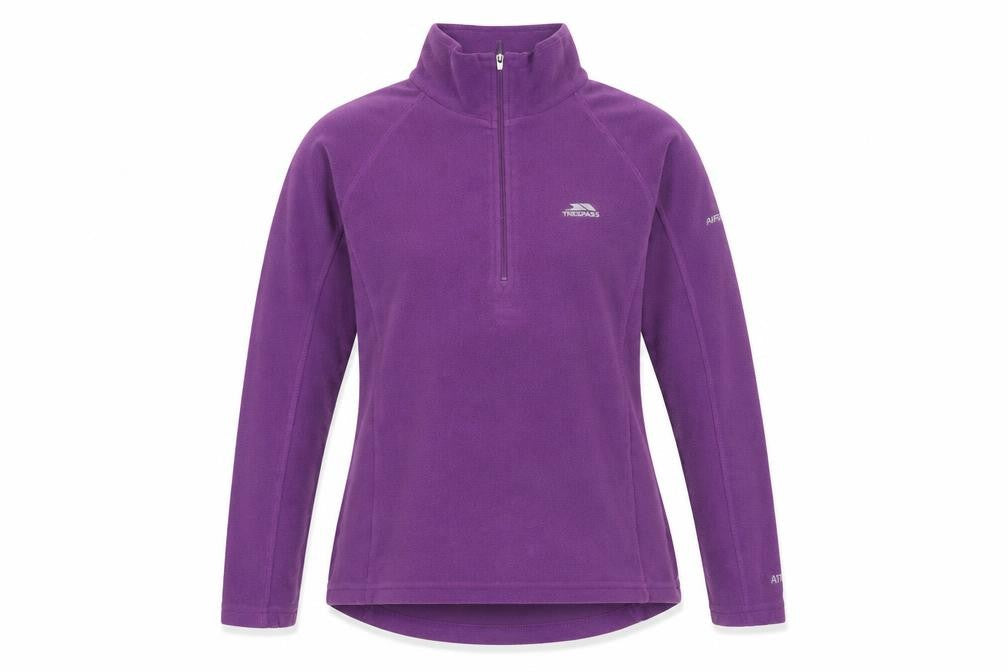 Womens UK S Regular Trespass Purple Tunic Sweatshirt