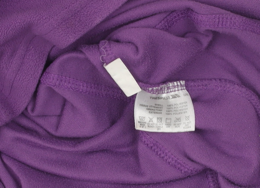 Trespass Women's Purple Fleece Sweatshirt, S, Lightweight, Breathable