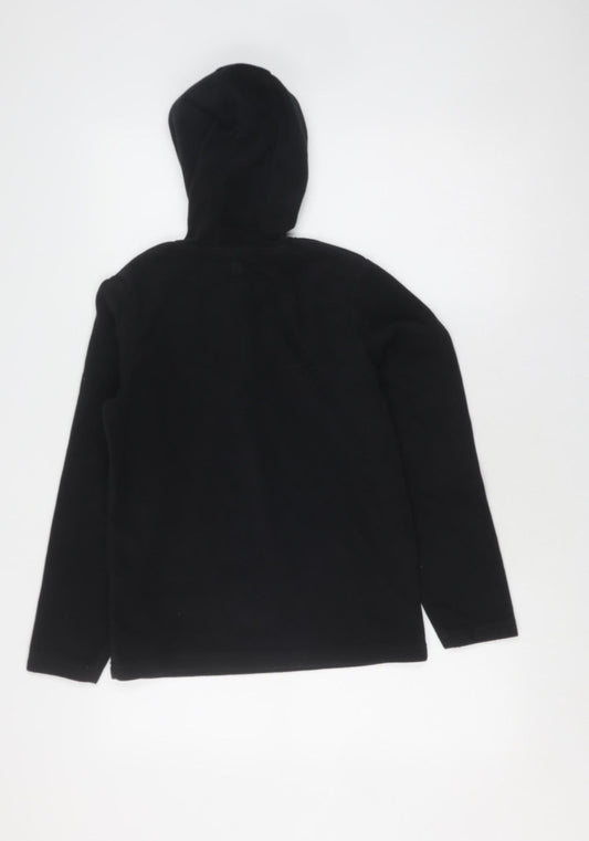 Mountain Warehouse Boys Black Fleece Hoodie 11-12 Years