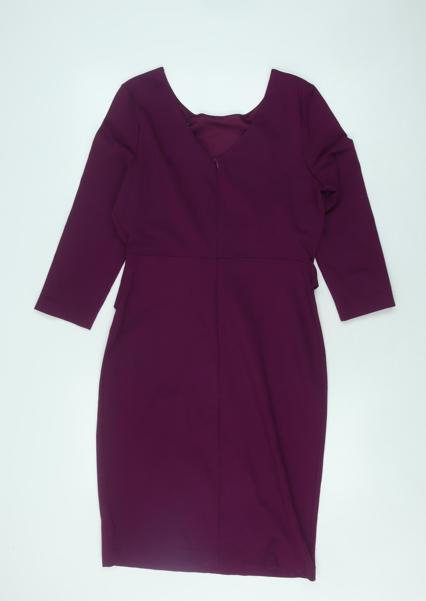 Phase Eight Women's Purple Sheath Dress Size 12