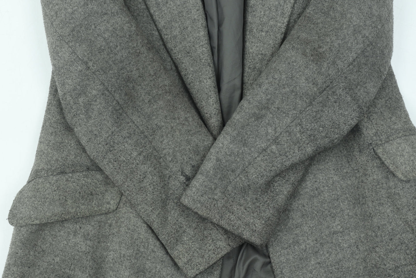 Dorothy Perkins Grey Women's Pea Coat Size 8