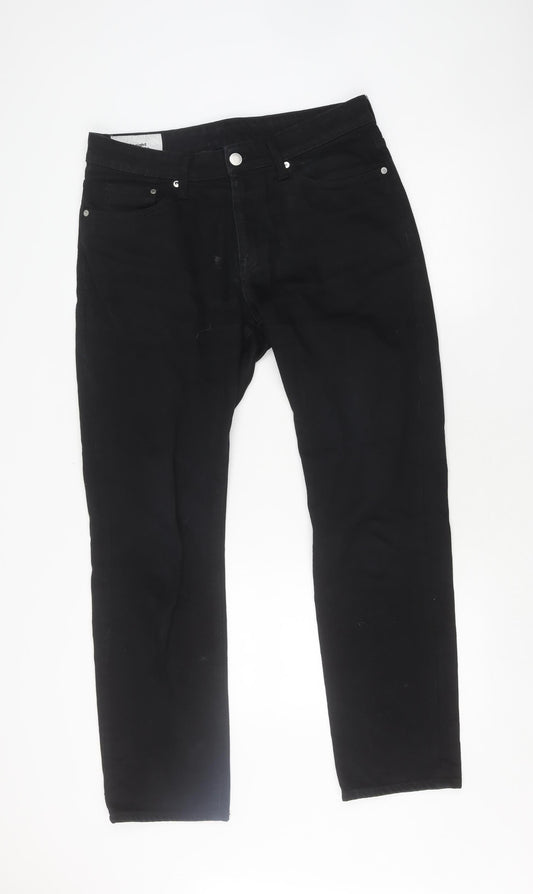 H&M Women's Black Straight Jeans Size 8