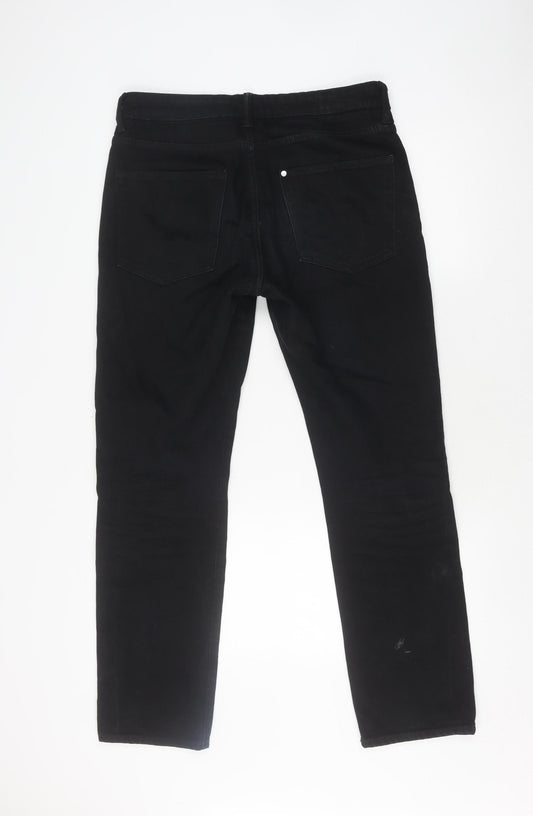 H&M Women's Black Straight Jeans Size 8