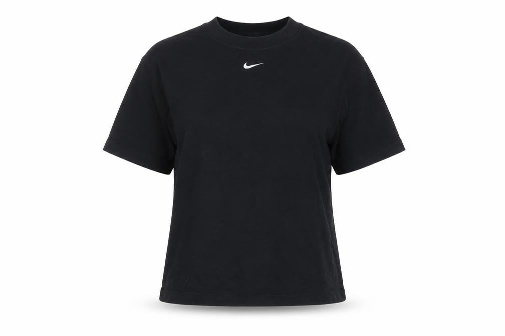 Unisex Adultss UK Size XS Nike Black 100% Cotton T-Shirt
