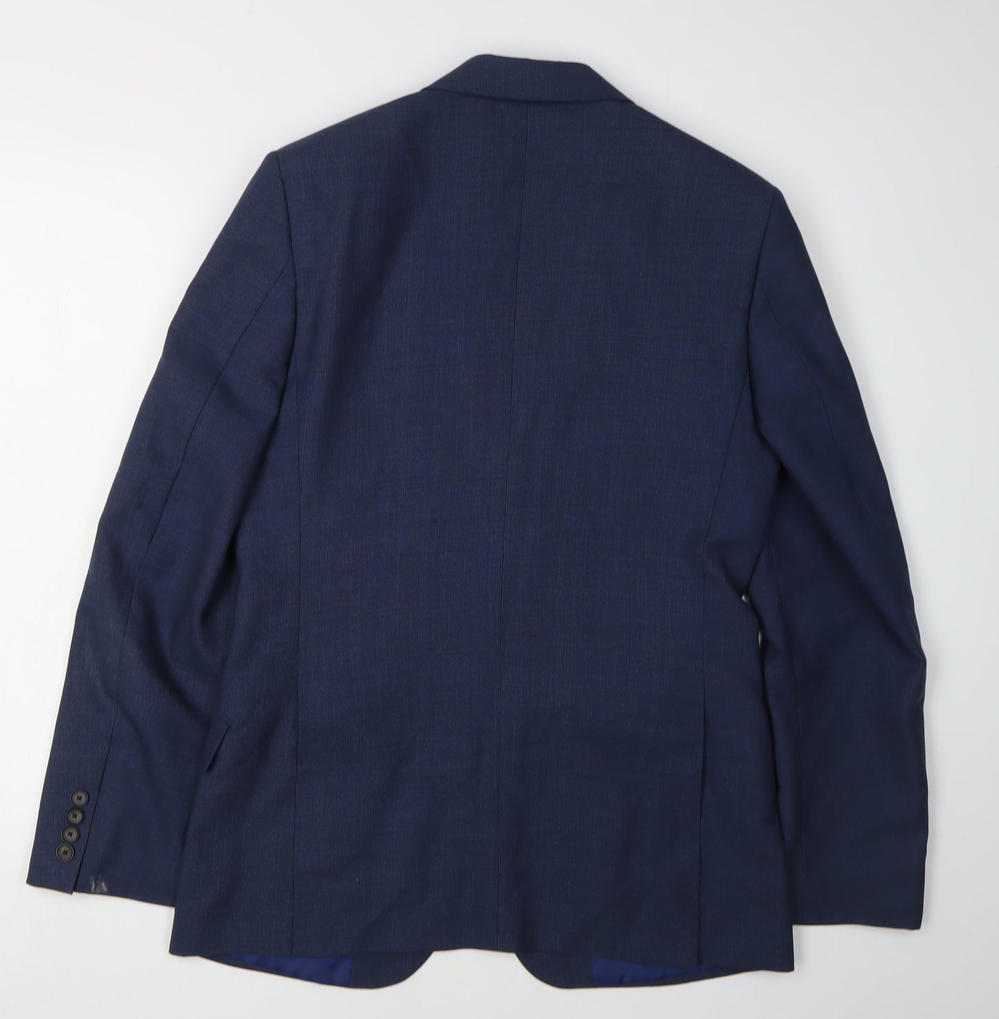 Marks and Spencer Men's Blue Suit Jacket Slim Fit 36R