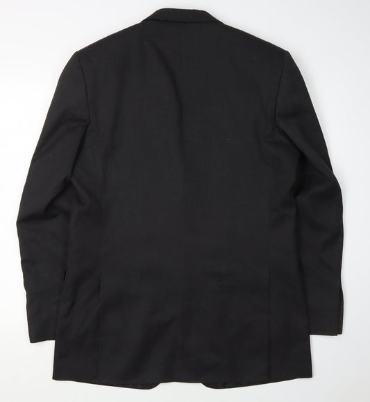 Burton Men's Black Suit Jacket - 40L