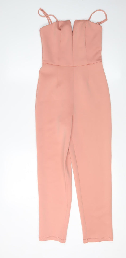 ASOS Women's Pink Jumpsuit, Size 4, Sleeveless Casual