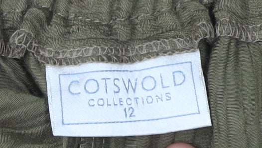 Cotswold Collections Women's Green Wide-Leg Trousers