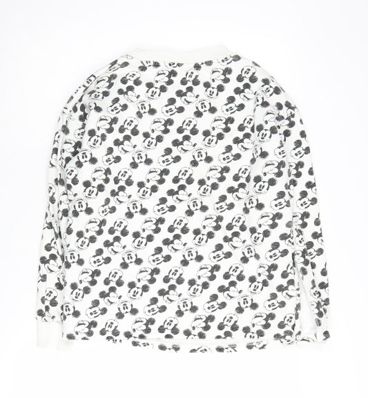 George Women’s White Mickey Print Sweatshirt S
