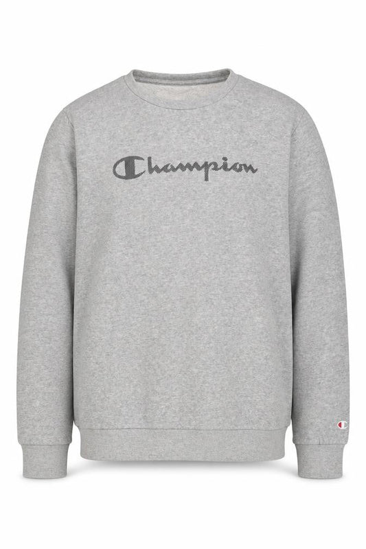 Champion Boys Grey XL Crew Neck Sweatshirt with Logo