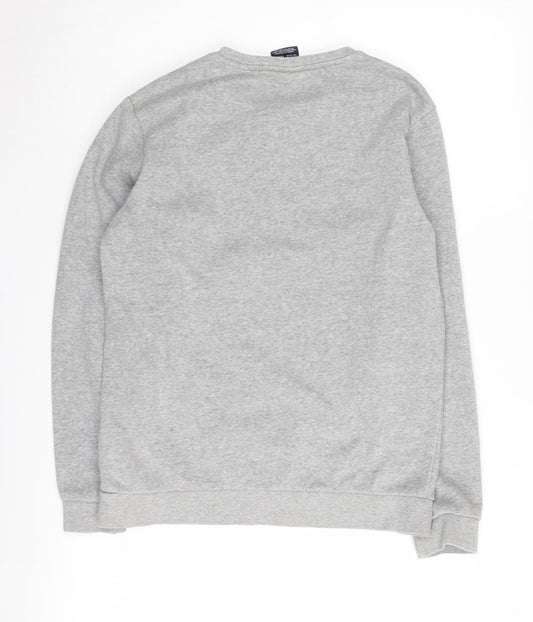 Champion Boys Grey XL Crew Neck Sweatshirt with Logo