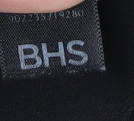 BHS Women's Black Beaded Blouse Size 12
