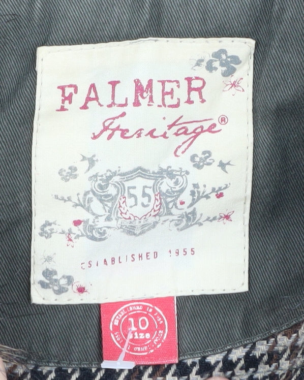 Falmer Heritage Women's Green Parka Coat Size 10