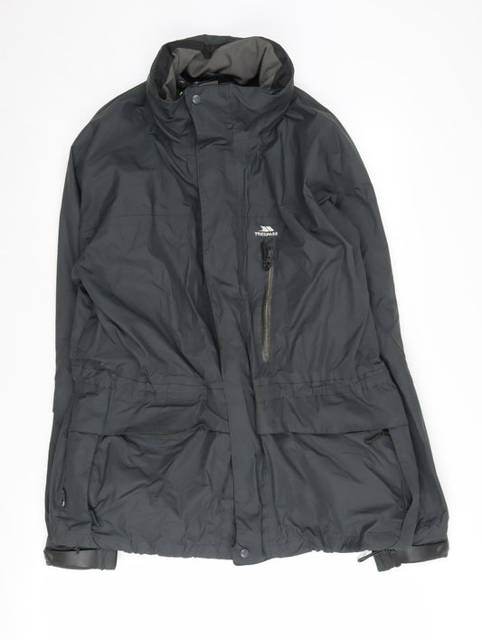 Trespass Men's Green Waterproof Jacket M Reg Outdoor
