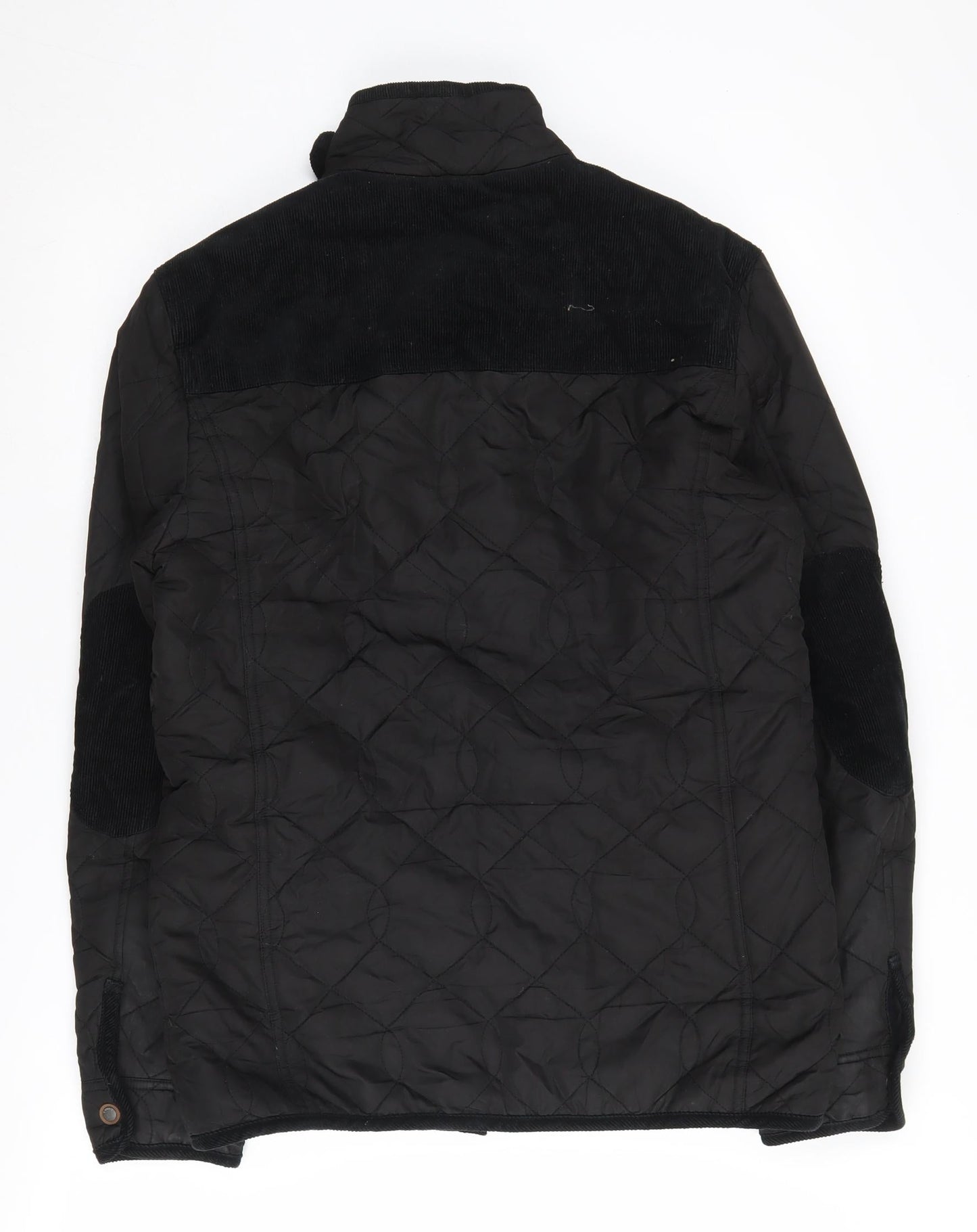 Next Men's Black Quilted Jacket S Casual