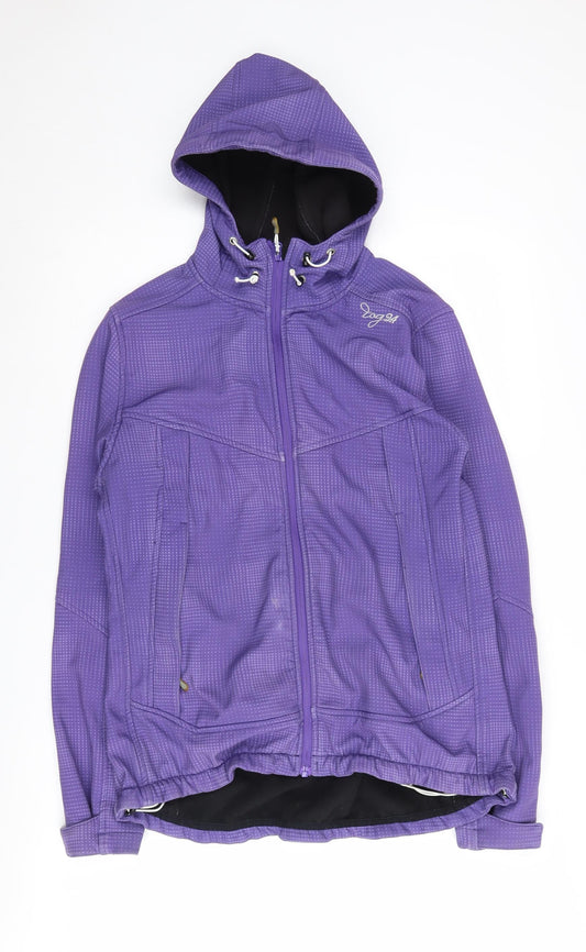 Tog24 Women's Purple Mid-Length Softshell Jacket