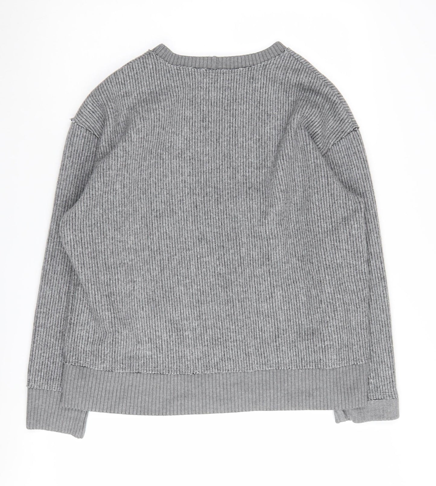Zara Women's Grey Pullover Jumper, Size L