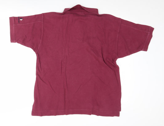 Donnay Men's Red Large Polo Shirt