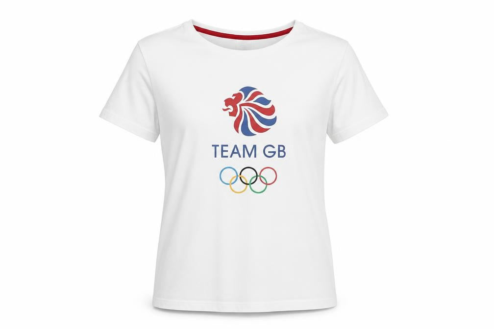 Team GB White Unisex Kids T-Shirt, Size 14, Sports Style