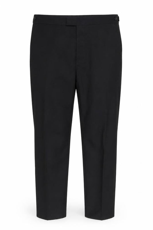 Moss Bros Men's Black Wool Trousers Size 36