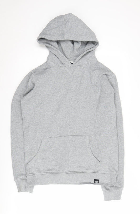 Dickies Men's Grey Pullover Hoodie Size S