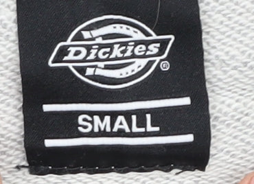 Dickies Men's Grey Pullover Hoodie Size S