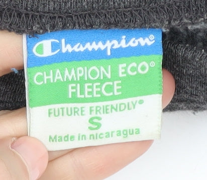 Champion Men's Grey College Sweatshirt Logo Pullover Size S