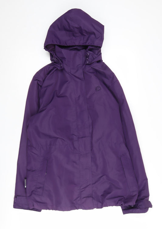 Mountain Essentials Women's Purple Parka Jacket - Size 14