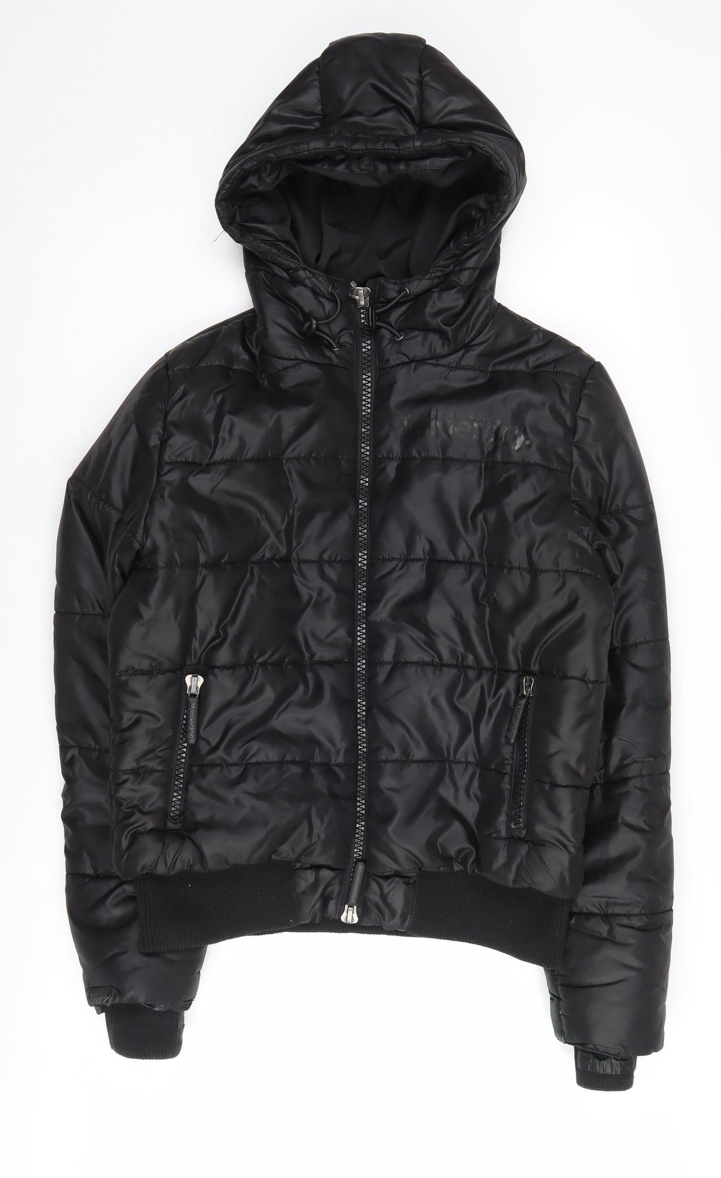 Superdry Women's Black Puffer Jacket L
