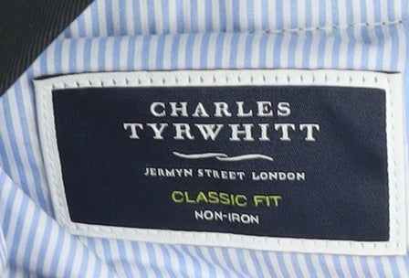 Charles Tyrwhitt Mens Black Classic Dress Pants 34R