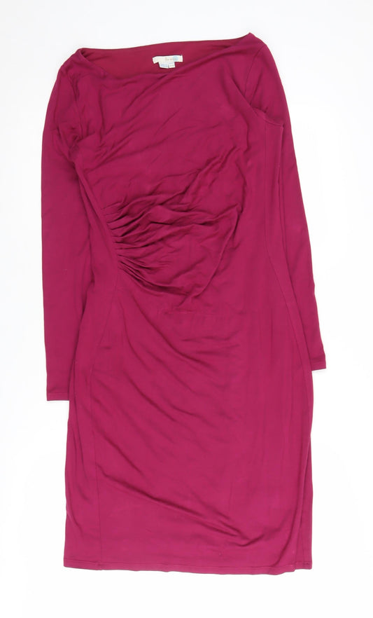 Boden Women's Pink Sheath Dress Size 12