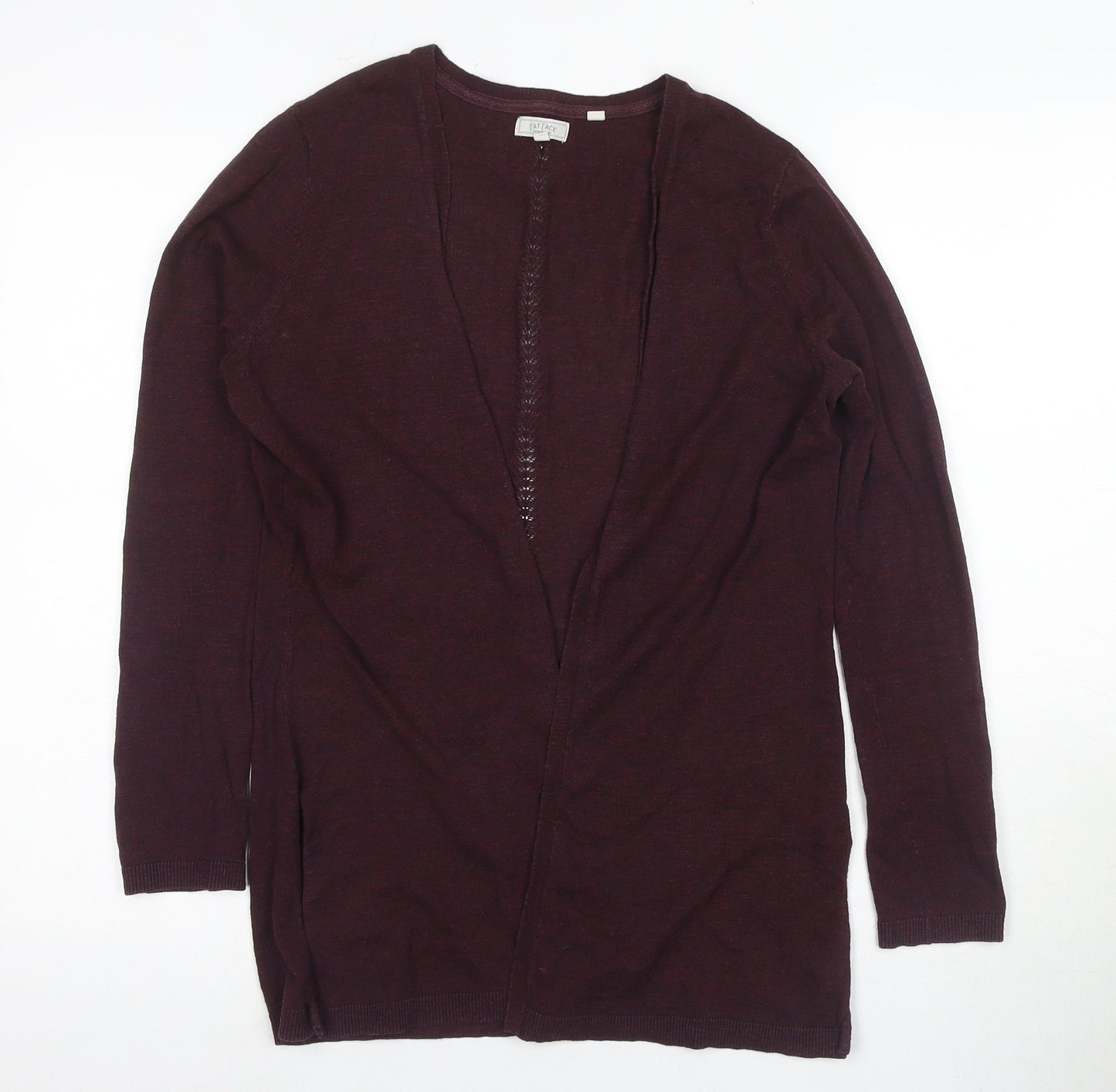 Fat Face Women's Purple Long Sleeve Cardigan Size 8