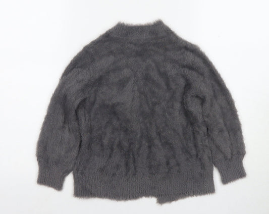 Next Girls Grey Cardigan 6 Years - Sparkly Long Sleeve
