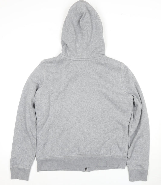 L.O.G.G. Unisex Grey Full Zip Hoodie, Size 12
