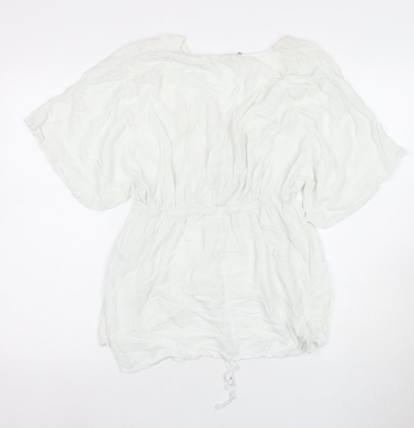ASOS Women’s White Cotton Tunic Blouse Size 12