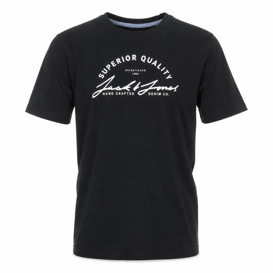 Jack & Jones Boys Black XL Graphic Print T-Shirt