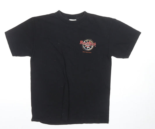 Hard Rock Cafe Men's Black Motorcycle T-Shirt, M
